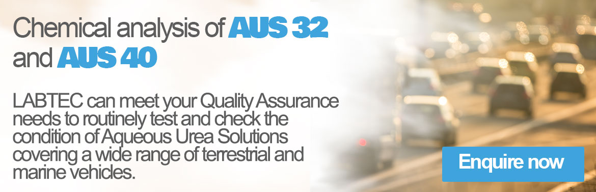 Chemical analysis of AUS 32 and AUS 40 - enquire now!